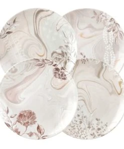 Mathilde M Coffret De 4 Assiettes à Dessert D20,5cm