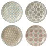 Table Passion Coffret De 4 Assiettes Plates 26 Cm En Grès Multicolore -Chef&Sommelier-boutique coffret de 4 assiettes plates 26 cm en gres multicolore 1