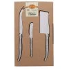 Jean Dubost Coffret Fromage 3 Pièces Fromage Laguiole En Inox Argent -Chef&Sommelier-boutique coffret fromage 3 pieces fromage laguiole en inox argent