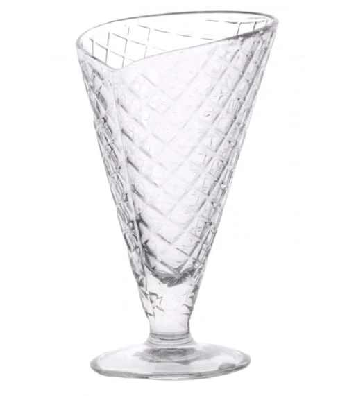 Wadiga Coupe à Glace En Verre H16,5cm 3 Wadiga Coupe à Glace En Verre H16,5cm