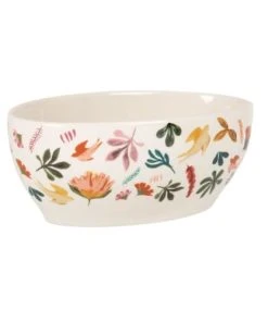 Alternative view of Maisons Du Monde Coupelle En Grès Imprimé Fleurs Multicolores