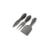 Salt & Pepper Couteau à Fromage En Inox Noir - Set 3 Pièces -Chef&Sommelier-boutique couteau a fromage en inox noir set 3 pieces