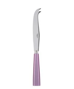 Sabre Couteau à Fromage Inox Et Acrylique Bleu Nuit -Chef&Sommelier-boutique couteau a fromage inox et acrylique lilas icone