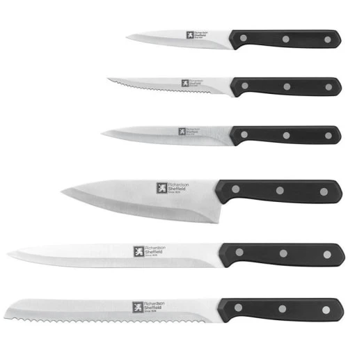 Richardson Sheffield Couteau Santoku 12.5 Cm En Acier Inoxydable + POM Noir 5 Richardson Sheffield Couteau Santoku 12.5 Cm En Acier Inoxydable + POM Noir – Image 3
