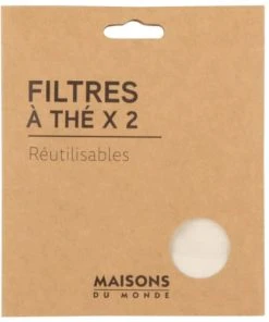 Maisons Du Monde Filtre à Thé Réutilisable (x2) - Lot De 3
