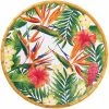 Les Jardins De La Comtesse Grand Plat De Service Rond 35,5 Cm En Imprimé Fleurs Exotiques -Chef&Sommelier-boutique grand plat de service rond 35 5 cm en imprime fleurs exotiques