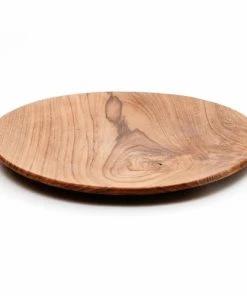 Bazar Bizar Grand Plat Rond En Bois De Teck -Chef&Sommelier-boutique grand plat rond en bois de teck 4