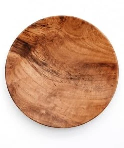Bazar Bizar Grand Plat Rond En Bois De Teck -Chef&Sommelier-boutique grand plat rond en bois de teck 5