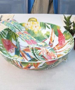 Les Jardins De La Comtesse Grand Saladier En Mélamine Pure 31 Cm En Imprimé Fleurs Exotiques 11 Les Jardins De La Comtesse Grand Saladier En Mélamine Pure 31 Cm En Imprimé Fleurs Exotiques -Chef&Sommelier-boutique grand saladier en melamine pure 31 cm en imprime fleurs exotiques 4