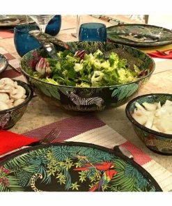Les Jardins De La Comtesse Grand Saladier Mélamine Avec Des Motifs Jungle 31 Cm -Chef&Sommelier-boutique grand saladier melamine avec des motifs jungle 31 cm 3