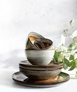 Bazar Bizar Grande Assiette à Pâtes En Grès Lot De 4 -Chef&Sommelier-boutique grande assiette a pates en gres lot de 4 3