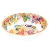 Les Jardins De La Comtesse Grande Assiette Creuse En Mélamine Pure - 23 Cm - Perroquets De Bahia