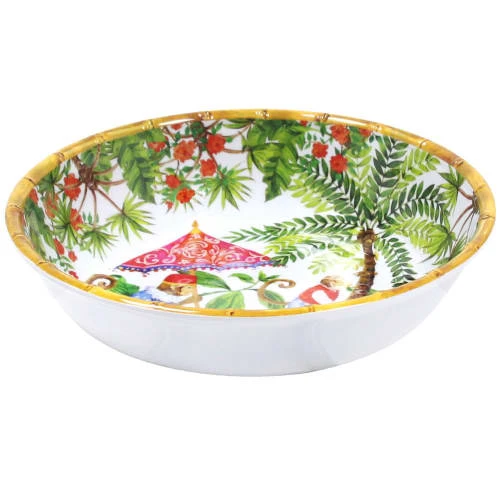 Les Jardins De La Comtesse Grande Assiette Creuse Mélamine Décorée Par Des Singes De Bali 23 Cm 3 Les Jardins De La Comtesse Grande Assiette Creuse Mélamine Décorée Par Des Singes De Bali 23 Cm