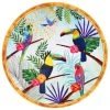 Les Jardins De La Comtesse Grande Assiette Plate En Mélamine 28 Cm Imprimé Toucans -Chef&Sommelier-boutique grande assiette plate en melamine 28 cm imprime toucans