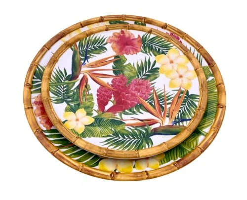 Les Jardins De La Comtesse Grande Assiette Plate En Mélamine Imprimé De Fleurs Exotiques Ø 28 Cm 5 Les Jardins De La Comtesse Grande Assiette Plate En Mélamine Imprimé De Fleurs Exotiques Ø 28 Cm – Image 3
