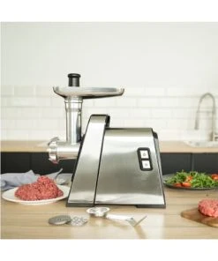 LIVOO Hachoir à Viande Multifonctions En Aluminium Gris -Chef&Sommelier-boutique hachoir a viande multifonctions en aluminium gris 2