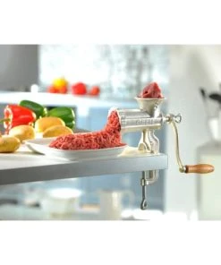 GEFU Hachoir à Viande Taille 8 En Acier Inoxydable Argent -Chef&Sommelier-boutique hachoir a viande taille 8 en acier inoxydable argent 2