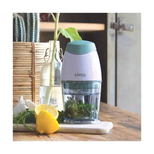 LIVOO Hachoir électrique En Plastique Vert 4 LIVOO Hachoir électrique En Plastique Vert – Image 2