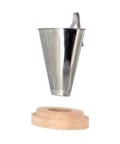 OGO Living Infuseur à Thé En Acier Inoxydable Avec Couvercle En Bois -Chef&Sommelier-boutique infuseur a the en acier inoxydable avec couvercle en bois 4