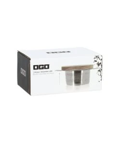 OGO Living Infuseur à Thé Rétractable Avec Couvercle En Inox Et Acacia -Chef&Sommelier-boutique infuseur a the retractable avec couvercle en inox et acacia 1