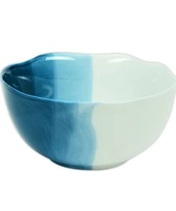 Table Passion Lot De 3 Coupelle 20 Cm En Porcelaine Bleu
