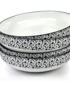 Becquet Lot De 4 Assiettes Creuses En Céramique Blanc