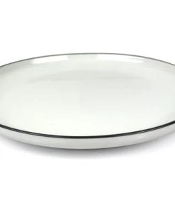 Becquet Lot De 4 Assiettes Plates En Céramique Blanc -Chef&Sommelier-boutique lot de 4 assiettes plates en ceramique blanc 1