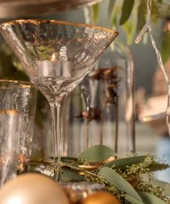 Alternative view of Kare Design Lot De 4 - Verre à Cocktail En Verre Bord Doré