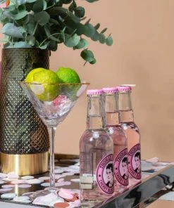 Kare Design Lot De 4 - Verre à Cocktail En Verre Bord Doré -Chef&Sommelier-boutique lot de 4 verre a cocktail en verre bord dore 3