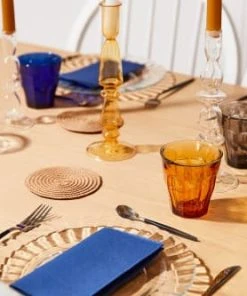 Duralex Lot De 6 - Assiette Plate Ondulée En Verre 23 Cm Transparent -Chef&Sommelier-boutique lot de 6 assiette plate ondulee en verre 23 cm transparent 2