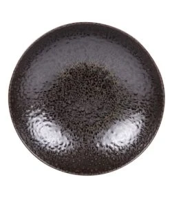 Table Passion Lot De 6 Assiettes à Dessert 21 Cm En Faïence Marron