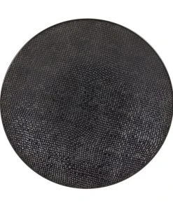 Table Passion Lot De 6 Assiettes à Dessert 21 Cm En Grès Noir
