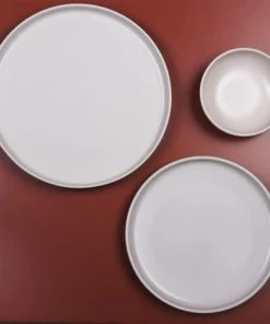 Table Passion Lot De 6 Assiettes à Dessert Crème 22 Cm En Grès Beige -Chef&Sommelier-boutique lot de 6 assiettes a dessert creme 22 cm en gres beige 2