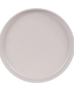 Table Passion Lot De 6 Assiettes à Dessert Crème 22 Cm En Grès Beige