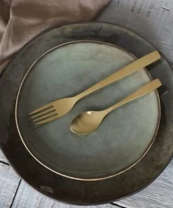 OGO Living Lot De 6 Assiettes à Dessert En Grès Vert 20,5cm 10 OGO Living Lot De 6 Assiettes à Dessert En Grès Vert 20,5cm -Chef&Sommelier-boutique lot de 6 assiettes a dessert en gres vert 20 5cm 3