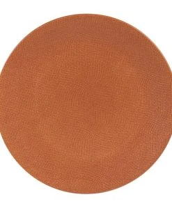 Table Passion Lot De 6 Assiettes à Dessert Terra 21 Cm En Grès Orange