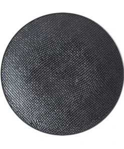 Table Passion Lot De 6 Assiettes à Pain 16 Cm En Grès Noir