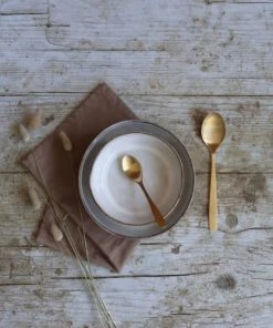 OGO Living Lot De 6 Assiettes Coupes En Grès Gris 15,5cm -Chef&Sommelier-boutique lot de 6 assiettes coupes en gres gris 15 5cm 4