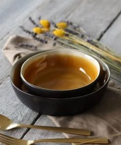 OGO Living Lot De 6 Assiettes Coupes En Grès Jaune 20cm -Chef&Sommelier-boutique lot de 6 assiettes coupes en gres jaune 20cm 1