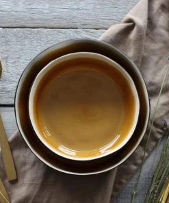 OGO Living Lot De 6 Assiettes Coupes En Grès Jaune 20cm -Chef&Sommelier-boutique lot de 6 assiettes coupes en gres jaune 20cm 2