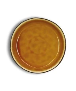 OGO Living Lot De 6 Assiettes Coupes En Grès Jaune 20cm -Chef&Sommelier-boutique lot de 6 assiettes coupes en gres jaune 20cm 5