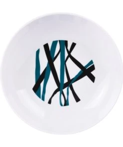 Table Passion Lot De 6 Assiettes Creuse 20,5 Cm En Porcelaine Décoré