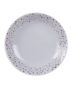 Table Passion Lot De 6 Assiettes Creuse 20 Cm En Porcelaine Blanc