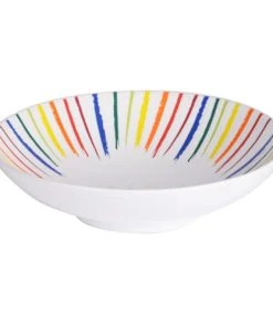 Little Marcel Lot De 6 Assiettes Creuse En Grès Multicolore -Chef&Sommelier-boutique lot de 6 assiettes creuse en gres multicolore 1