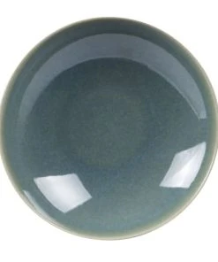 Trend'up Lot De 6 Assiettes Creuse Lagon 22 Cm En Grès Bleu