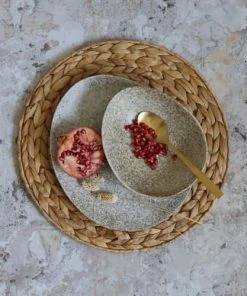 Novastyl Lot De 6 Assiettes Creuses En Grès 21cm -Chef&Sommelier-boutique lot de 6 assiettes creuses en gres 21cm 1