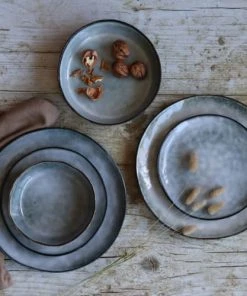 OGO Living Lot De 6 Assiettes Desserts En Grès Bleu 20,5cm 10 OGO Living Lot De 6 Assiettes Desserts En Grès Bleu 20,5cm -Chef&Sommelier-boutique lot de 6 assiettes desserts en gres bleu 20 5cm 3