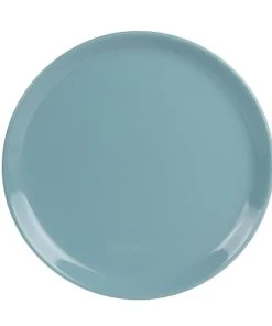 Trend'up Lot De 6 Assiettes Plate 25 Cm En Grès Bleu