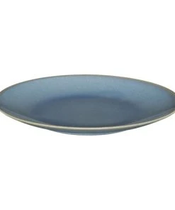 Trend'up Lot De 6 Assiettes Plate 27.5 Cm En Grès Bleu -Chef&Sommelier-boutique lot de 6 assiettes plate 27 5 cm en gres bleu 1