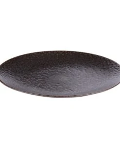 Table Passion Lot De 6 Assiettes Plate 27 Cm En Faïence Marron -Chef&Sommelier-boutique lot de 6 assiettes plate 27 cm en faience marron 2